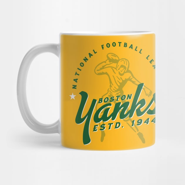 Boston Yanks Football by MindsparkCreative